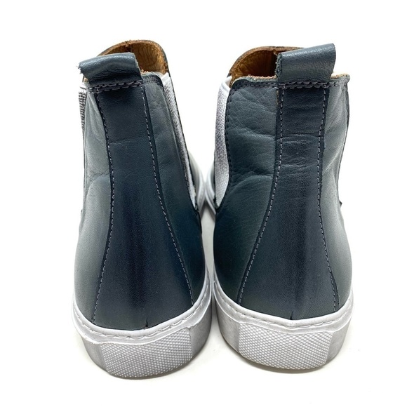 Bueno Rant Leather distressed sneakers in Ash - Picture 3 of 6